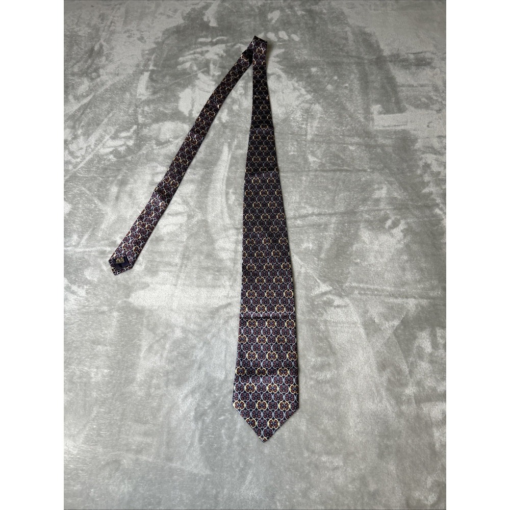 Richel Silk Tie Mens One Size Blue 100% Silk Tie